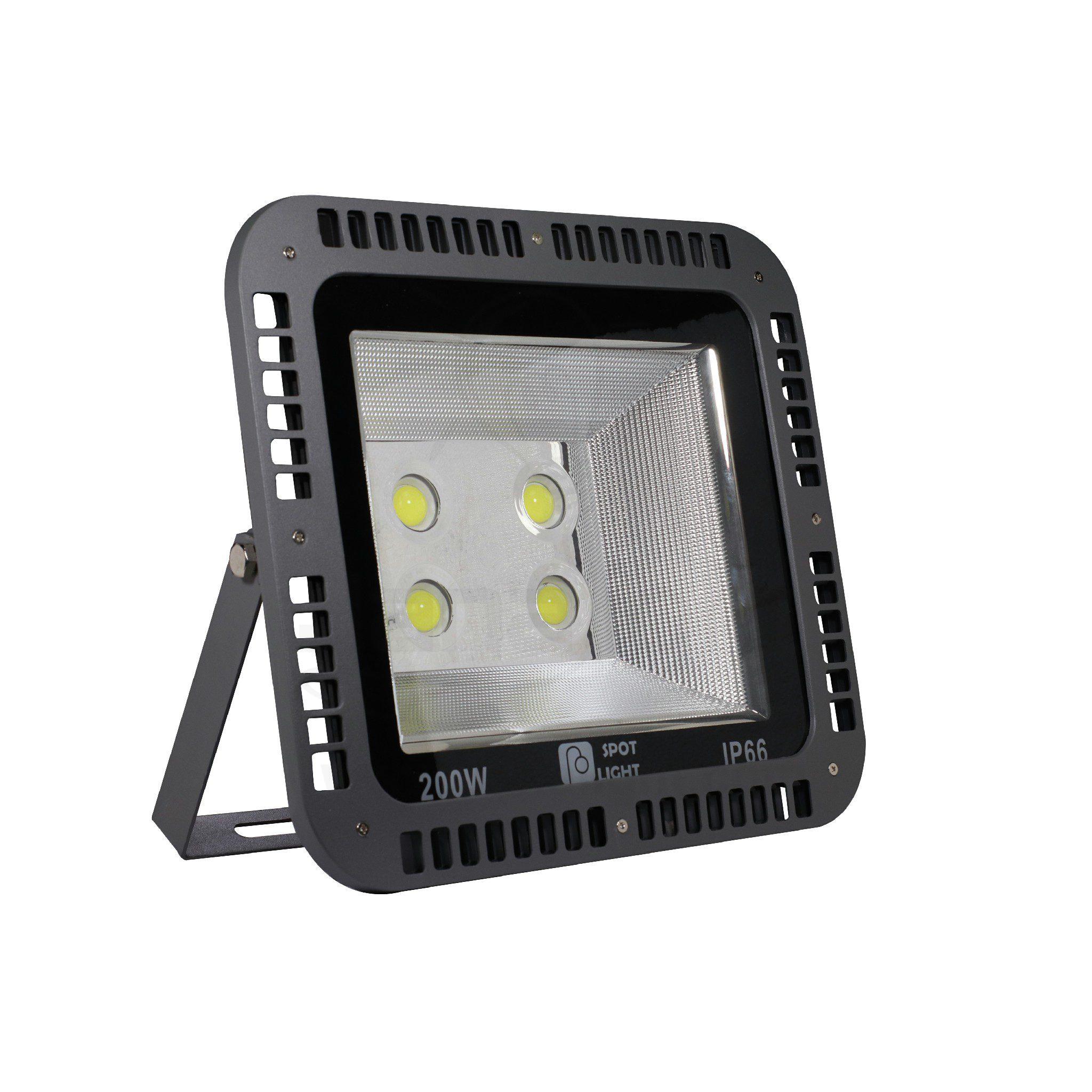 كشاف فلود لايت لد خارج 200 وات COB ابيض سبوت لايت Spotlight Outside White 200 Watt Flood light